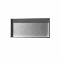 [BOX-60-10] BOX-60-10 - LOOOX BOX INBOUWDIEPTE 10 CM  60 X 30 RVS MET FLENS
