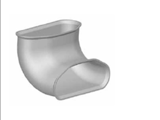 [010320052] 010.320.052 - BEG PROFI AIR COUDE 90° MUUR TUNNELBUIS