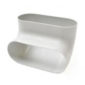 [010420068] 010.420.068 - BEG PROFI AIR MUUR COUDE 90° VOOR OVAL DUCT BUIS