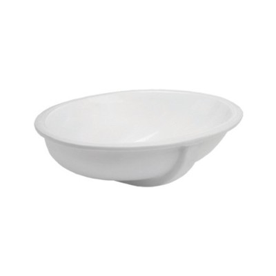 [240.105.WH.CR] 240.105.WH.CR - AQUA PRESTIGE ONDERBOUWLAVABO 47 X 38 BUITEN BINNEN 42 X 33 OVERLOOP CHROME