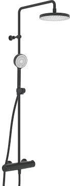 [4435 0130 33] 4435013033 - HANSA MICRA STYLE REGENDOUCHE 200mm mat zwart
