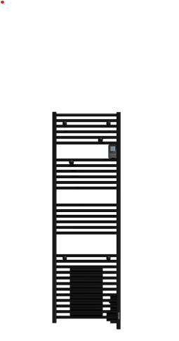 [851228] 850231 - ATLANTIC DORIS ELEKTRISCH + VENTILO 2000WATT 550 X 1837 X 10.5 ZWART