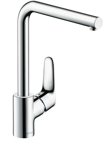 [31817000] 31817000 - HANS GROHE FOCUS M41 KEUKENMENGKRAAN RECHTE UITLOOP CHR.