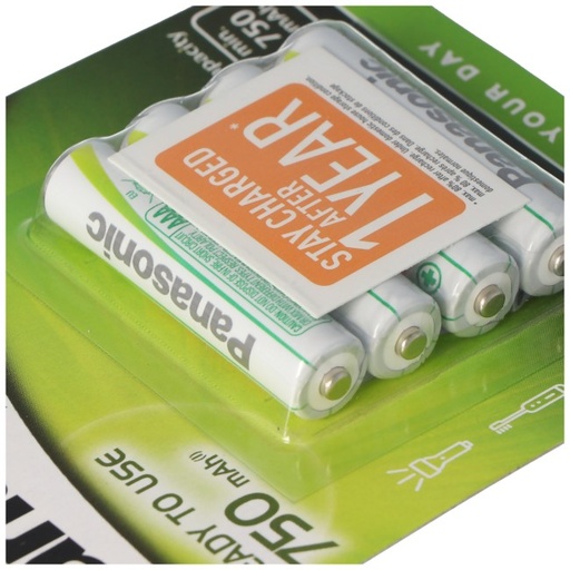 [846956] 1700 - PANASONIC BATTERIJ HHR-4MVE/4BC OPLAADBARE BATTERIJ AAA