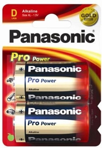[846938] 1671 - PANASONIC BATTERIJ LR20PPG/2BP PRO POWER D BATTERIJ