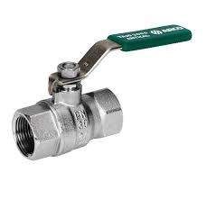 [11 103] BOLKRAAN 3/4 MET INOX HENDEL PN50 anti kalk groen