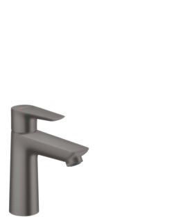 [71710340] 71710340 - HANS GROHE TALIS E LAVABOKRAAN 110 MET LEDIGING BRUSHED BLACK