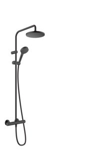 [26089670] 26089670 - HANS GROHE SCHOWERPIPE VERNIS BLEND  200 1 JET MAT ZWART