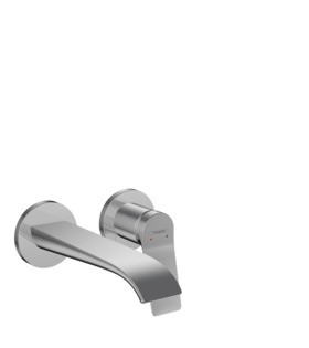 [4059625337318] 75050000 - HANS GROHE VIVENIS  LAVABO EENGREEPS MUURKRAAN VOOR INBOUW UITV. CHROME SPRONG 19.2 CM