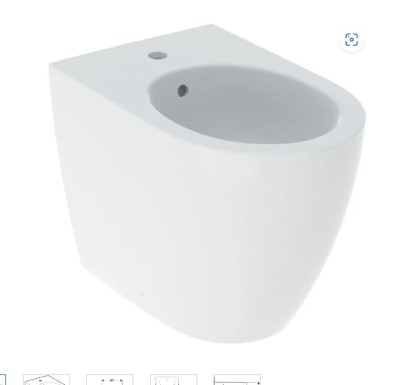 [502.384.00.1] 502.384.00.1 - GEBERIT ICON BIDET STAAND MODEL