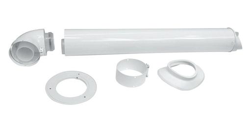 [303209] VAILLANT MUURDOORVOER KIT PP/ALU 80/125 + COUDE