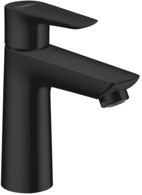 [71710670] 71710670 - HANS GROHE TALIS E 110 LAVABOKRAAN 110 met lediging  mat zwart
