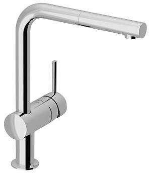 [32168000] 32168000 - GROHE MINTA KEUKENKRAAN L-UITLOOP + UITTREKB. MOUSSEUR CHR.