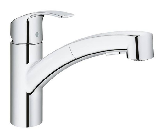 [30305001] 30305001 - GROHE EUROSMART KEUKENKRAAN + UITTREKB SPROEIER  QUICKFIX