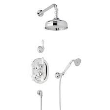 [950.913200.78.CR] 950.913200.78.CR - AQUA PRESTIGE TRADITIONAL DOUCHE-ENSEMBLE  THERMOSTATISCH INBOUW/ UITV.CHROME + GREEP 78 PETIT MONT BLANC