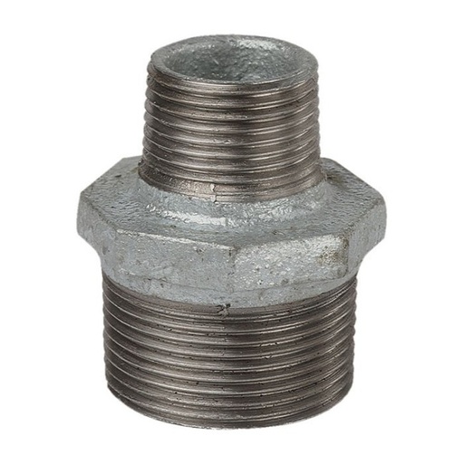 [NR 245 1/2 1/4G] 245-18G - REDUCTIENIPPEL 1/2 1/4 GALVANISE