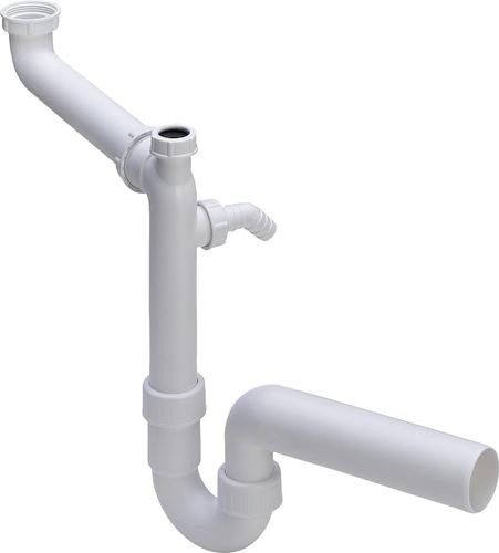 [VIEGA 104 429] 104429 - VIEGA KEUKEN SIFON PLAATSBESPAREND 40MMX6/4