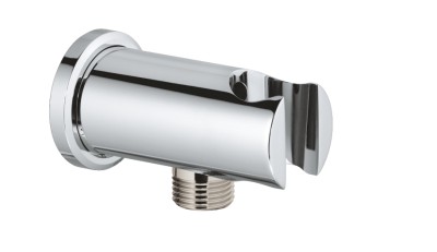 [26658000] 26658000 - GROHE RAINSHOWER AANSLUITBOCHT MET RONDE ROZETEN MET HOUDER HANDOUCHE