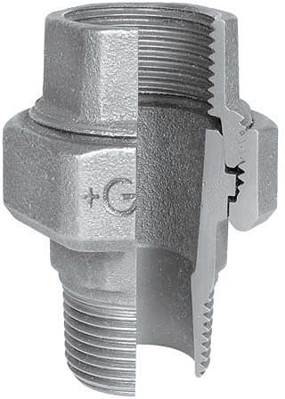 [NR 341 4/4 G] 43413 - RACCORD MF 4/4 GALVANISE