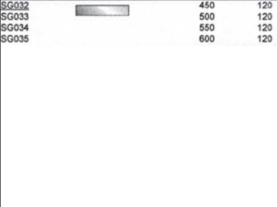 [SG033] 11105T021SG033 - TABLET KLAAR GLAS 50 X 12 STANDAARD