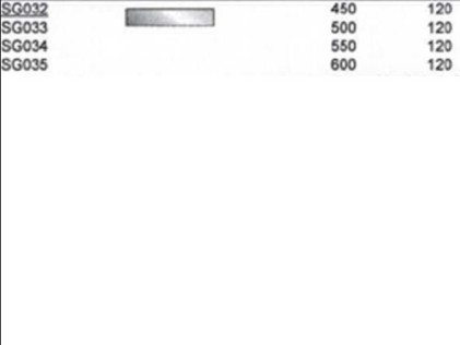 [SG035] 11105T041SG035 - TABLET KLAAR GLAS 60 X 12 STANDAARD