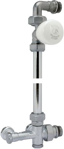 [R436MX033] R436MX033 - GIACOMINI KRAAN MUUR EENPIJPS 50% 18AA 50MM ROOD