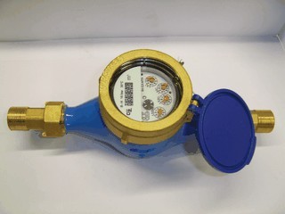 [23 003] MJLFC20 - WATERTELLER 3/4 BLAUW 190MM GEKEURD +ATTEST+RACC