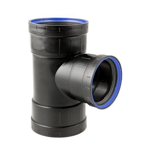 [11130 90] 20056465 - T-STUK ZWART PPC 90MM 90° FFF