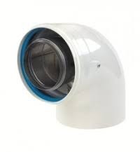 [224063] 224063 - ROLUX COUDE 80/125 90° HR+ ALU-PVC WIT