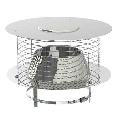 [023487] 1-19-0300-150 - EINDSTUK MET VARINOXKAP DW 150-200MM OPSINOX