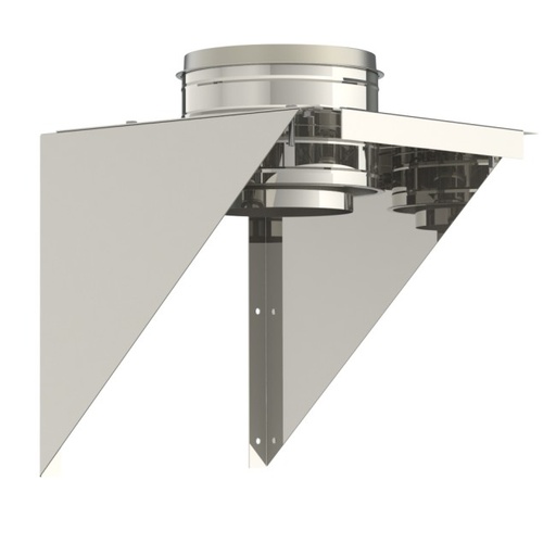 [023500] NULL - MUURSTEUN INOX DW 125-180MM OPSINOX