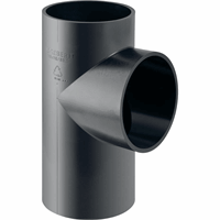 [368.175.16.1] 368.175.16.1 - GEBERIT PE HD REDUCTIE T-STUK 90° 125 - 75 MM