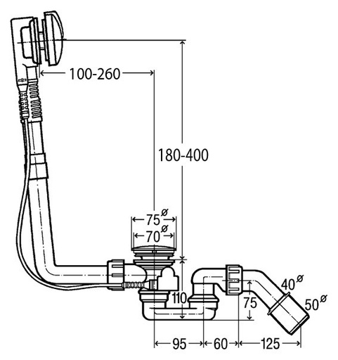 [VIEGA 101 909] 101909 - VIEGA BAD MULTIPLEX SYPHON CHROOM///