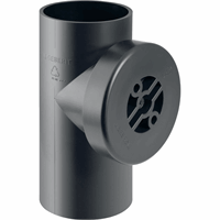 [366.451.16.1] 366.451.16.1 - GEBERIT PE HD T TOEZICHTSSTUK ROND 90/90 MM