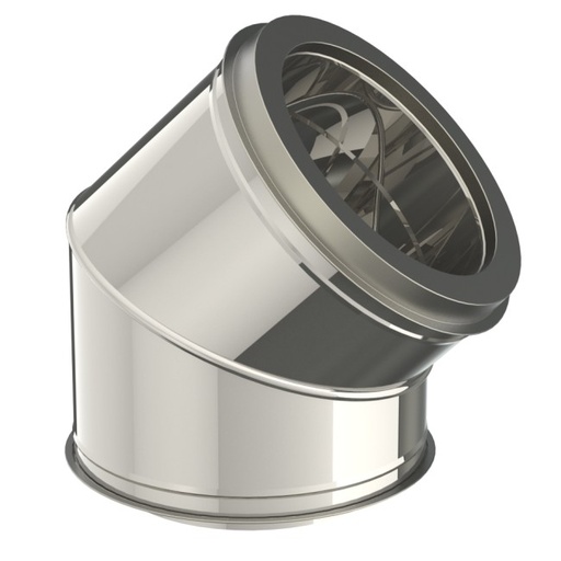 [023461] 1-16-1104-131 - COUDE INOX DW 131-180MM 45° OPSINOX