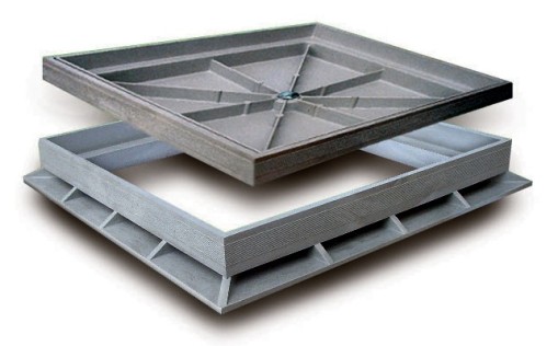 [E304404] E304404 - NICOLL INSPECTIEPUT DEKSEL V.TEGELS 400MM