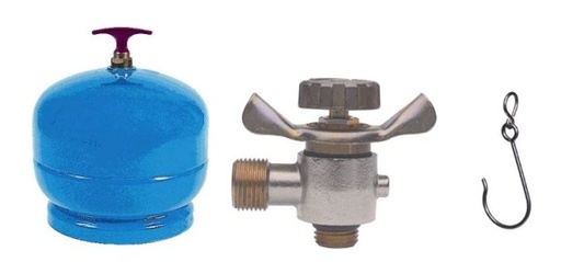 [SIEVERT 201200] 201200 - SIEVERT GASFLES 2KG MET KRAAN/HAAK/GEVULD