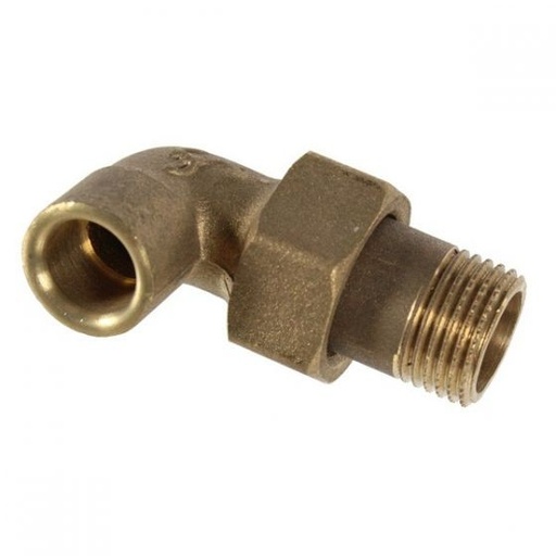 [4098 15 X 1/2] 103 859 - COUDE RACCORD SOUDE 1/2 M 15MM