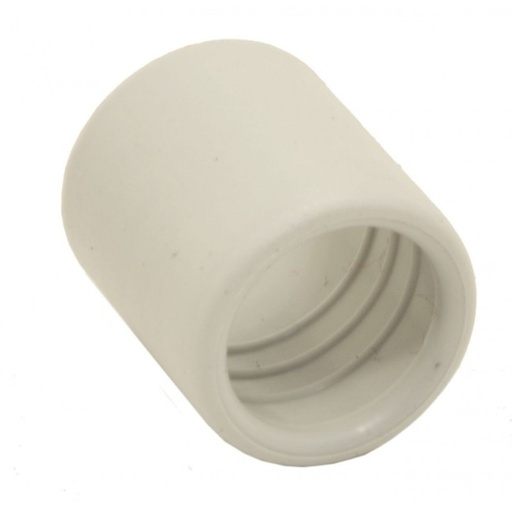 [108979] EC25 - EINDTUL VOOR PVC BUIS VAN 25 MM RAL LICHT GRIJS 25 MM