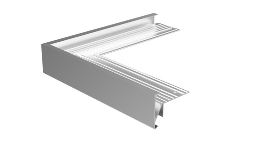 [00 65 00 037] DRBUH060DRBRUT - DAKRANDPROFIEL BUITENHOEK 62/60 ALUMINIUM