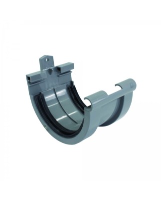 [022507] 5628170 - GOOT PVC VERBINDING 125MM DONKER GRIJS