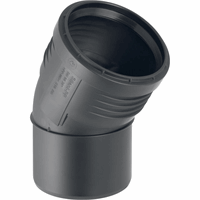 [11121 50 30°] 390.220.14.1 - COUDE ZWART PPC 50MM  !!!! 30° !!!! 
