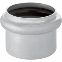 [152.466.00.1] 152.466.00.1 - GEBERIT OVERGANG LOOD/PVC 90/80MM RK d=95mm, G=–", d1=79.5mm