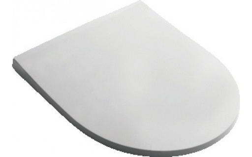 [PRESSAL 300 SLIM N SC] 1012000-DG6999 - PRESSALIT 300 SLIM niet soft close WC ZITTING WIT INOX SCHARNIER plat