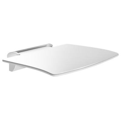 [511920W] 511920W - DELABIE DOUCHEZITJE AFNEEMBAAR WIT ZONDER VOET