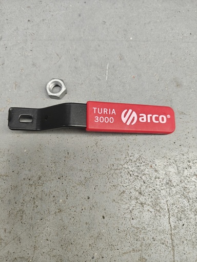 [1809110 ROOD] 1809110 - ARCO HANDVAT DUB DIENSTKRAAN ROOD PVC