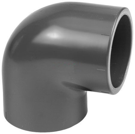 [12090 63] 1RG0163000 - PVC U COUDE 63MM TE LIJMEN