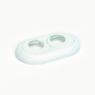 [611000216] 611.000.216 - BEG ROSAS DUBBELE VLOER 16MM WIT