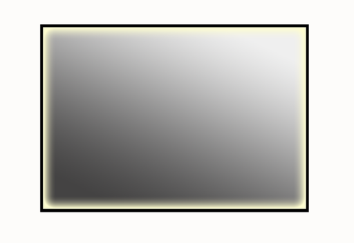 [8409095] 8409095 - SPIEGEL INK  SP19 160 X 4 X 80  CM MET RONDOM LED VERLICHTING DIMBAAR EN COLORCHANGING 3000K TOT 6000KEN GEMATEERDE RAND IN KADER EN SPIEGELVERWARMING