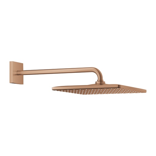 [26564DL0] 26564DL0 - GROHE HOOFDDOUCHE RAINSHOWER MONO 310 CUBE INCL. DOUCHE-ARM UITV.BRUSHED WARM SUNSET